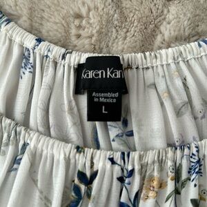 Karen Kane flowered sleeved woman’s top